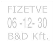 Reiner D 28b dátum + szöveg