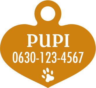 Kutya - macska biléta - Szív alakú