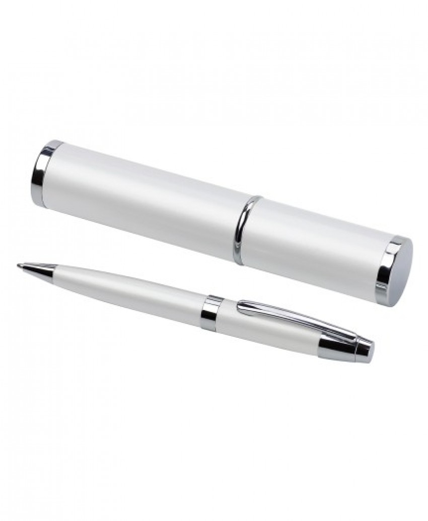 Díszdobozos elegáns toll gravírozva - fehér